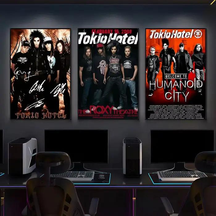 Affiche du groupe de rock Tokio Hotel