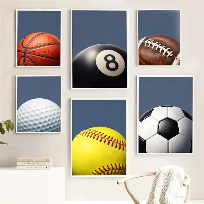 Peintures de football, rugby