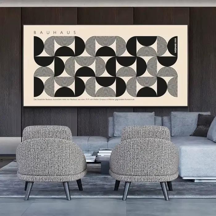 Bauhaus – affiche et imprimés rétro minimalistes