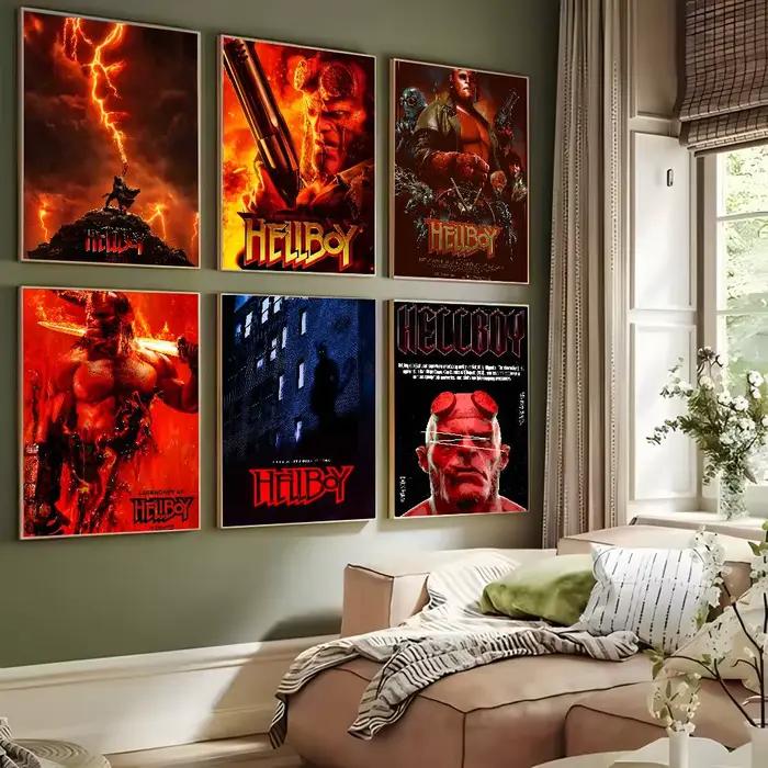 Affiche de film d'horreur classique Hellboy