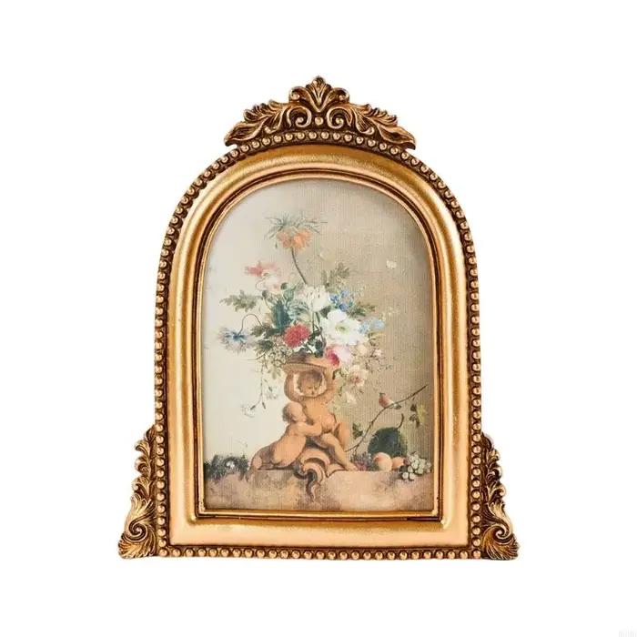 Cadre Photo élégant en résine Antique française