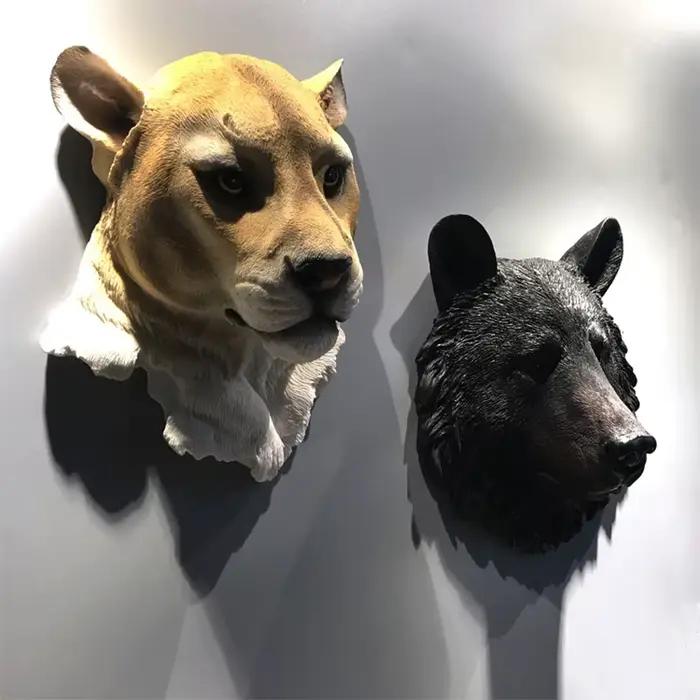 Décoration murale tête d'animal