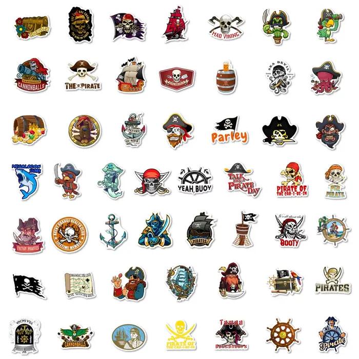 Autocollants de dessin animé Pirate