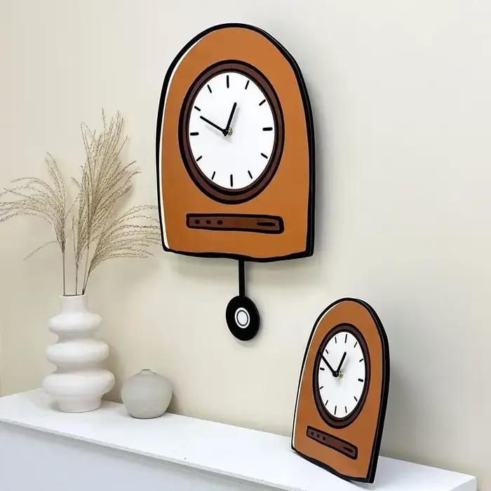 Horloge murale de dessin animé coréen