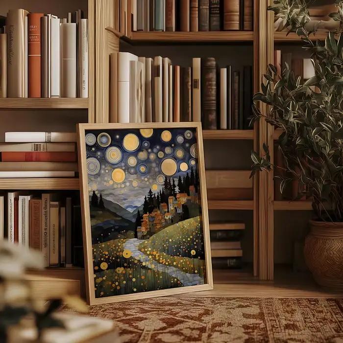 Affiche inspirée de Gustav Klimt