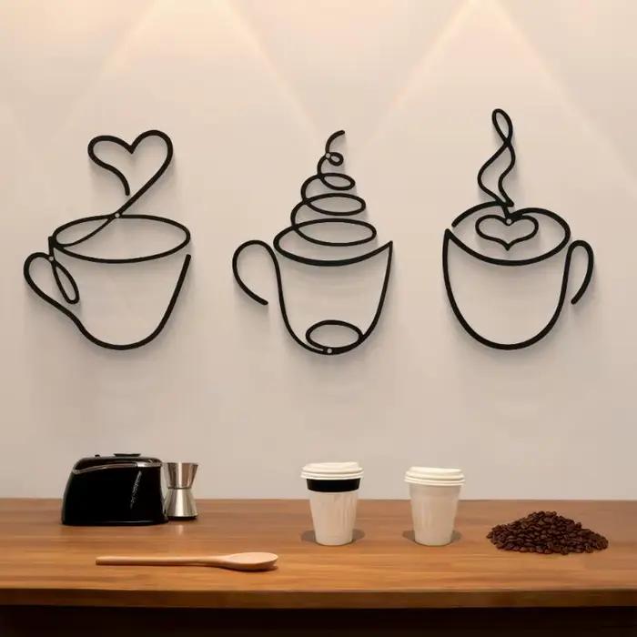 Tentures murales créatives pour café