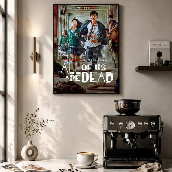Affiche autocollante coréenne « All Of Us Are D-Dead »
