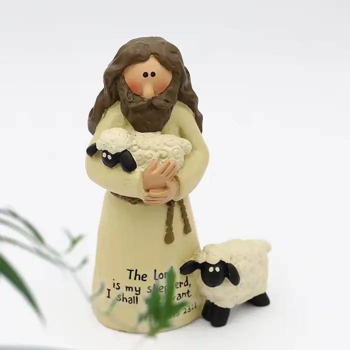 Statue de Jésus en résine