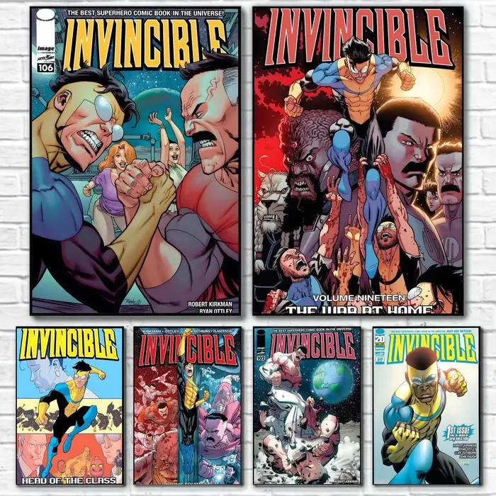 Affiche de bande dessinée I-Invincible