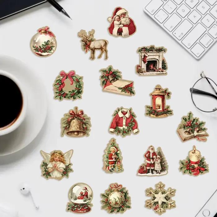 Autocollants Muraux Rétro Mignons du Père Noël pour Enfant