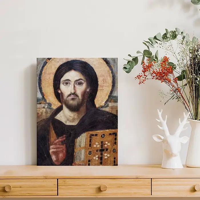 Le pantochrateur du Christ du monastère de Saint Catherine à Sinai