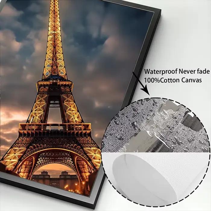 Photographie Photo Paris-tour Eiffel la nuit affiche HD mur Art toile impression peinture photos pour salon décor à la maison