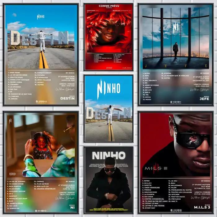 Affiche de rappeur français n-ninho