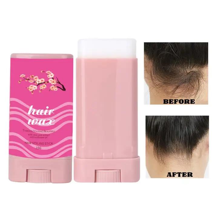 Bâton de coiffure bâton de cire de cheveux artefact contrôle des bords Gel de cheveux fixe moelleux enfants hommes et femmes style bâton de cire de cheveux