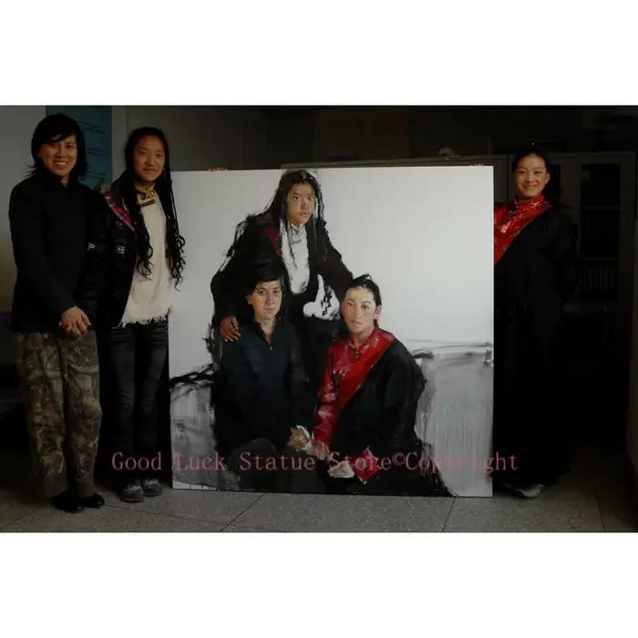 Service de peinture à l'huile personnalisée à partir de photo-100%