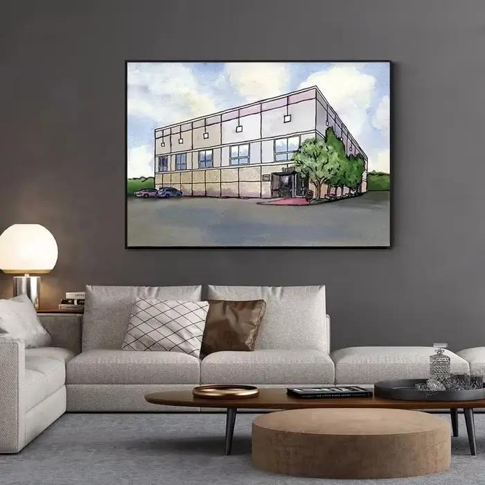 Affiche imprimée d'art moderne du bureau Pam Beesly