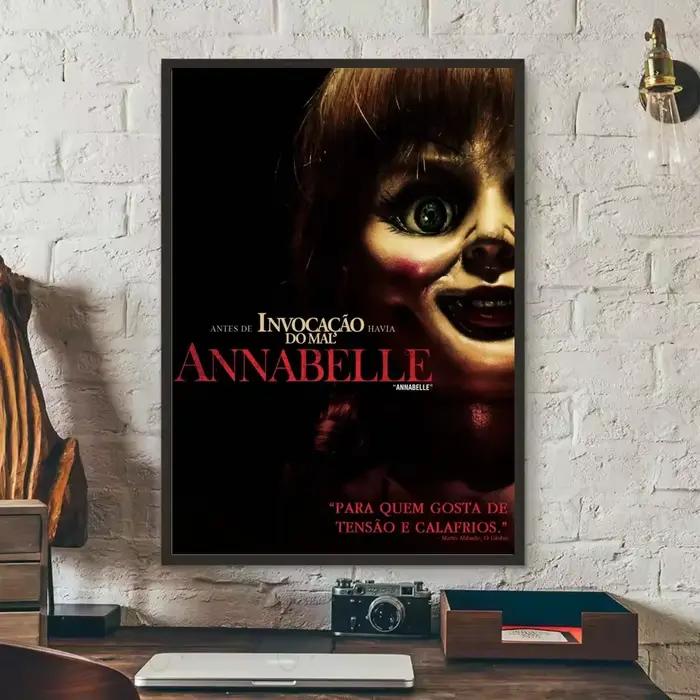 Annabelle – affiche de film d'horreur, peinture sur toile imprimée d'esthétique minimaliste pour salon, décoration de maison moderne