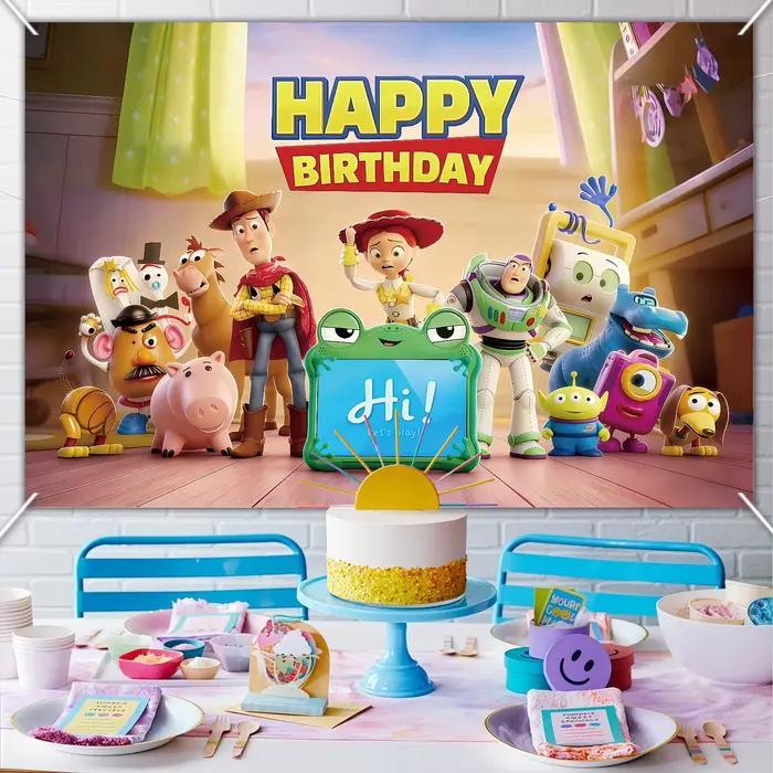 Toile de fond Joyeux Anniversaire Toy Story