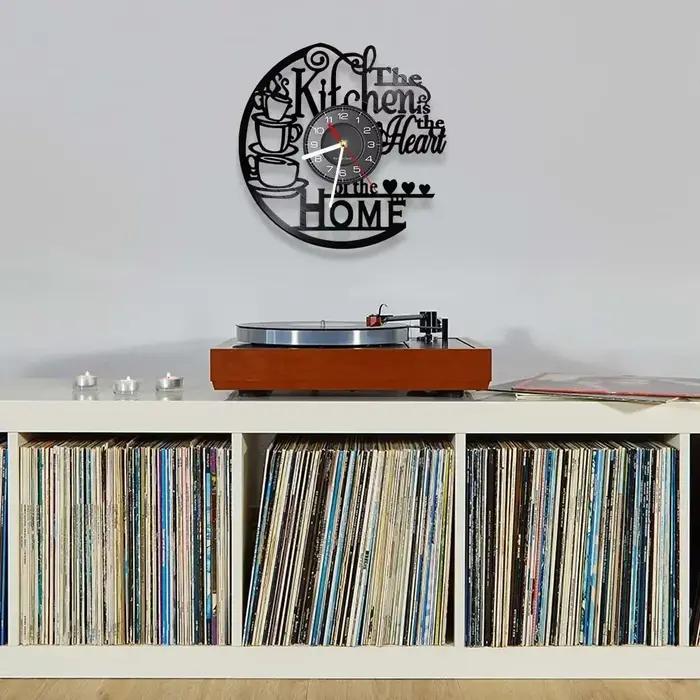 Horloge murale en vinyle