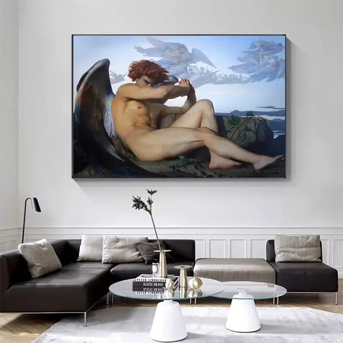 Affiche Vintage d'ange déchu Alexandre