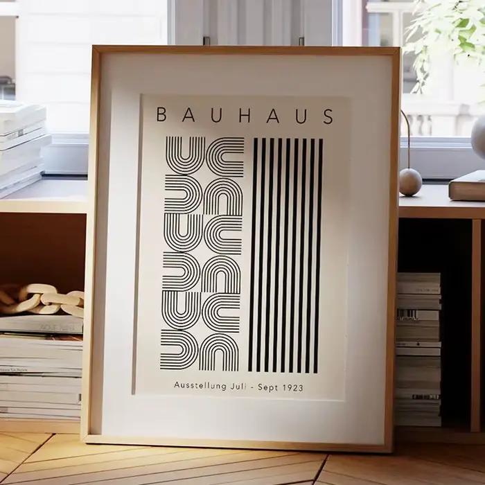 Bauhaus Geometric Lines Rainbow Abstract Wall Art Posters Prints Nordic Canvas Painting Hotel Bar Pictures For Living Room Decor