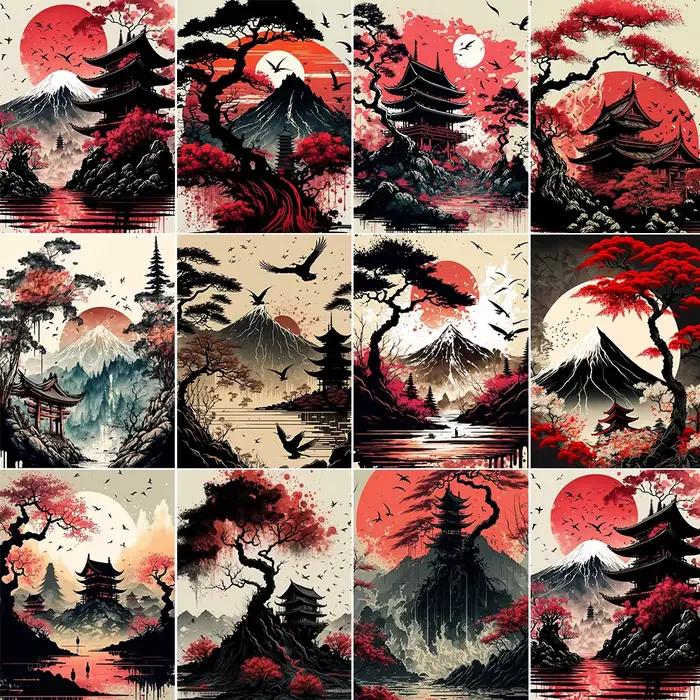 Peinture japonaise par numéros