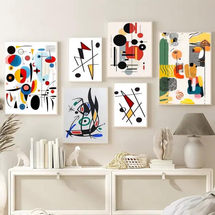 Joan Miro – affiche d'exposition abstraite Vintage