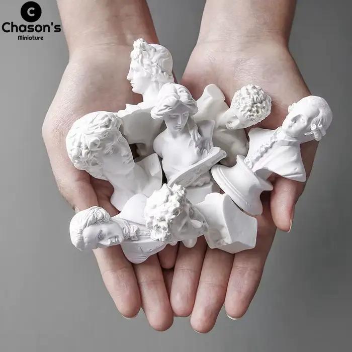 Mythologie grecque dieu déesse héros David Venus Mozart buste Figurine Sculpture Statue plâtre croquis pratique modèle chambre décoration