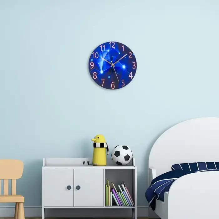12 pouces horloge murale silencieuse moderne pas de ticking