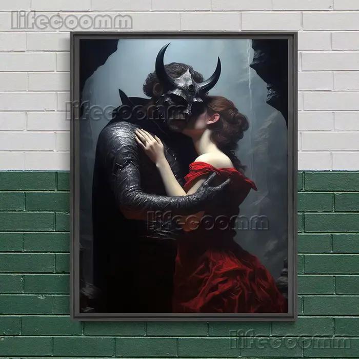 Affiche d'art de romance gothique