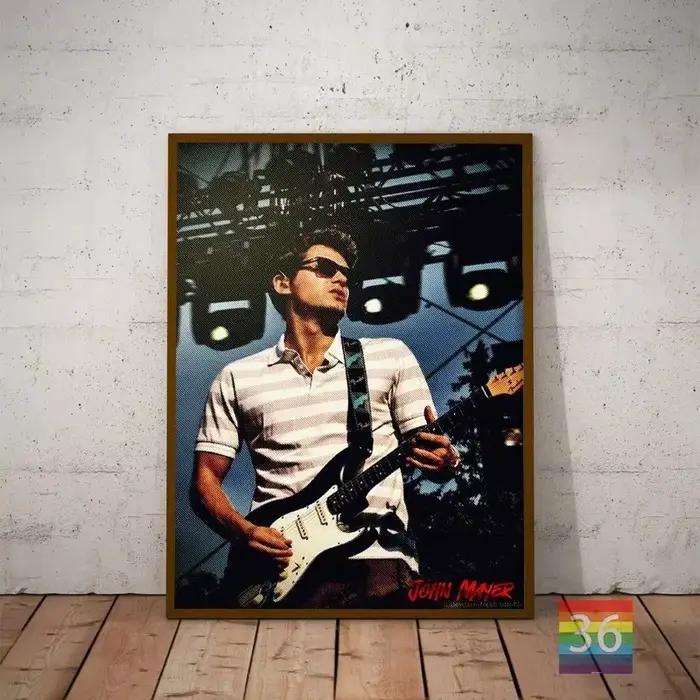 Affiche de musique rock avec impression sur toile