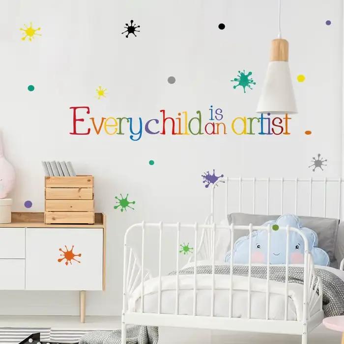 Autocollant Mural coloré pour chaque enfant