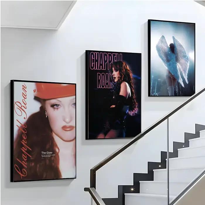 Chanteur c-chappell Roan affiche Durable peinture toile tenture murale maison bricolage décoration Art Mural esthétique fort étanche
