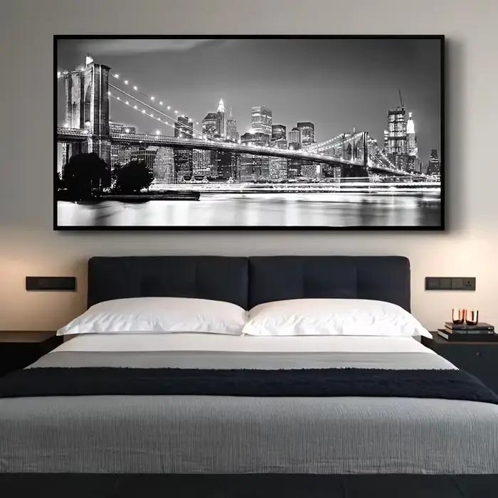 Peinture sur toile lumineuse pont de Brooklyn