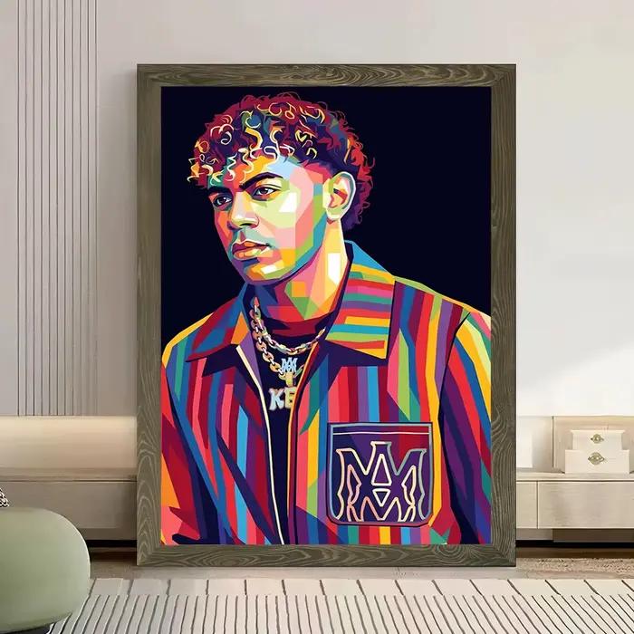 Lamine Yamal Pop Art Portrait Imprimé sur Toile
