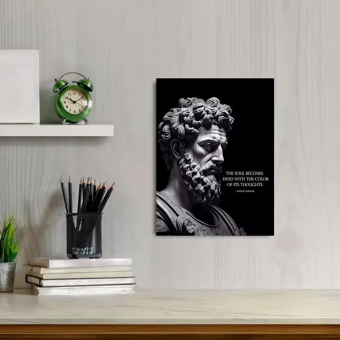 Affiche de Marcus Aurelius-Marcus Aurelius citations toile Art mural