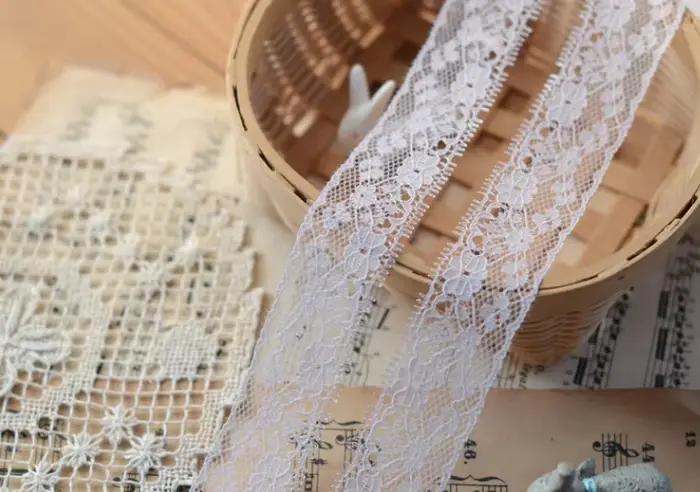 Dentelle florale décorative