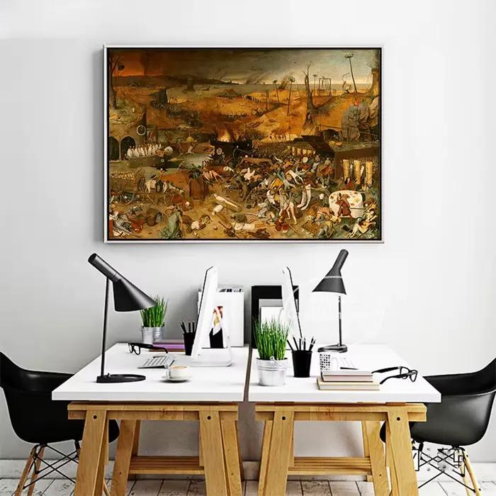 Pieter Bruegel-Peinture sur Toile Imprimée