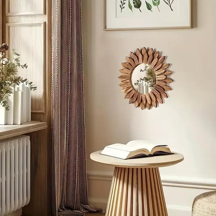 Miroir décoratif tournesol