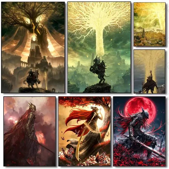 Affiche d'anneau de jeu e-oldens