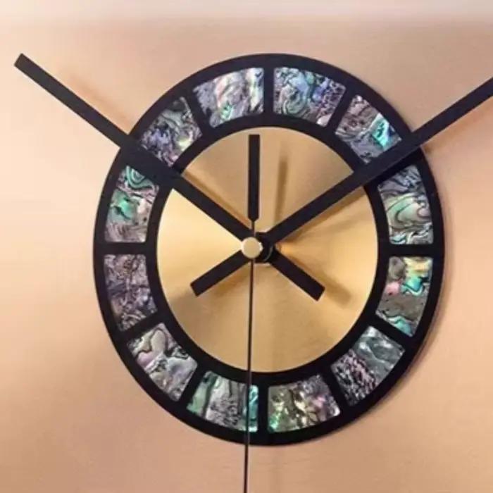 Design horloges murales de luxe aiguille moderne intérieur minimaliste horloge silencieux élégant Reloj numérique Pared meubles décoration