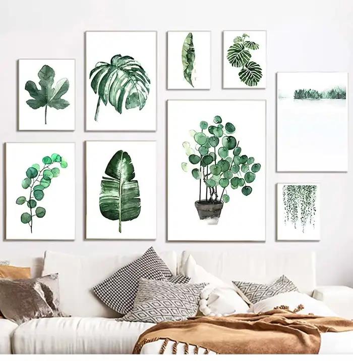 Toile d'art mural avec image