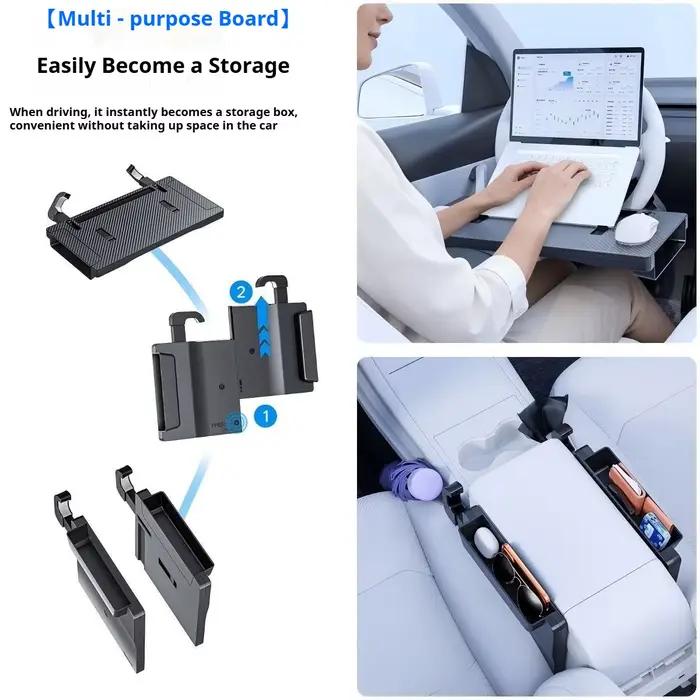 Table de voiture multifonctionnelle pour volant de voiture, support pour ordinateur portable, table à manger pour voiture