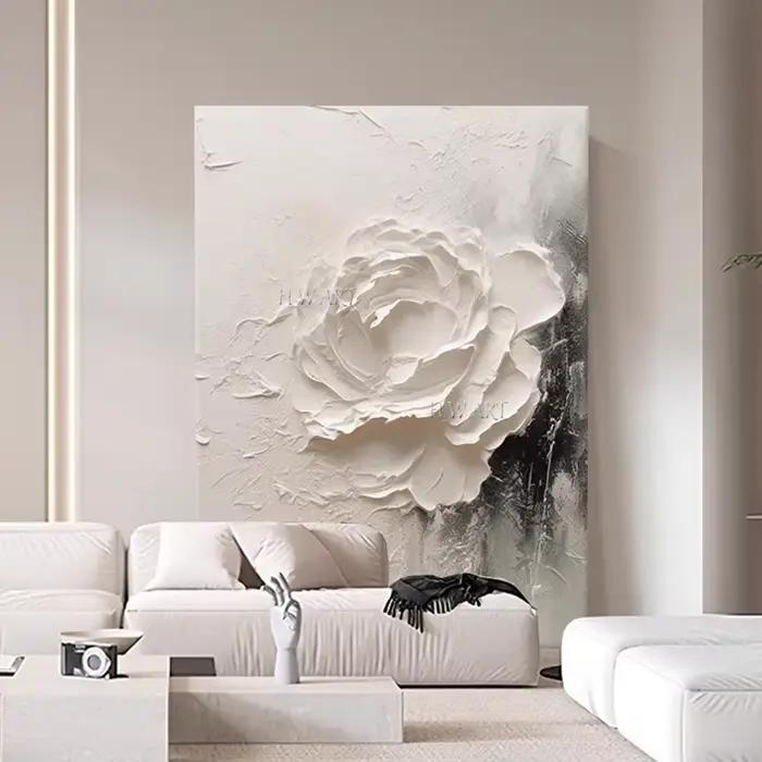 Belle toile d'art murale florale abstraite