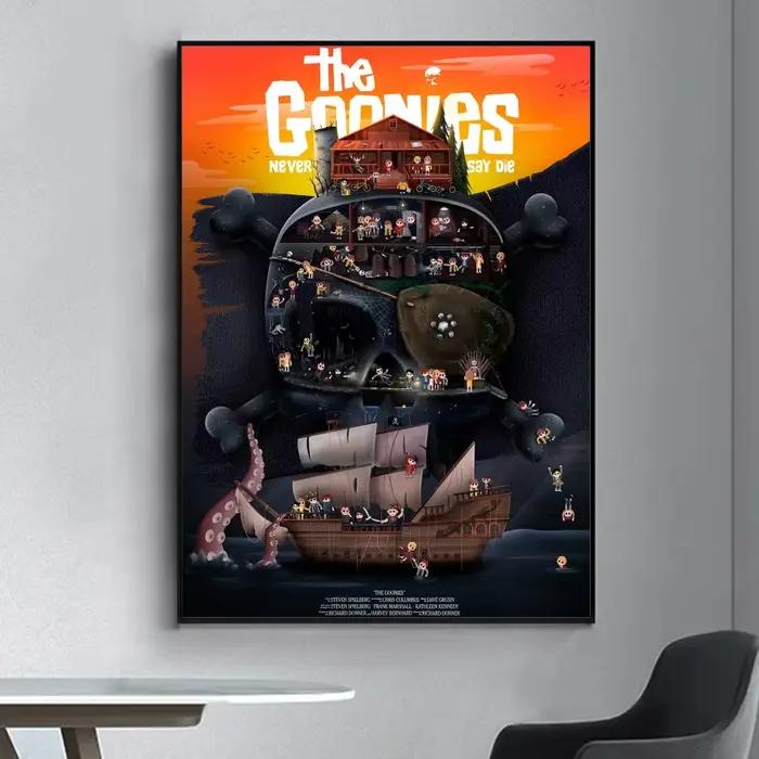 Affiche classique des Goonies Moonies Markets