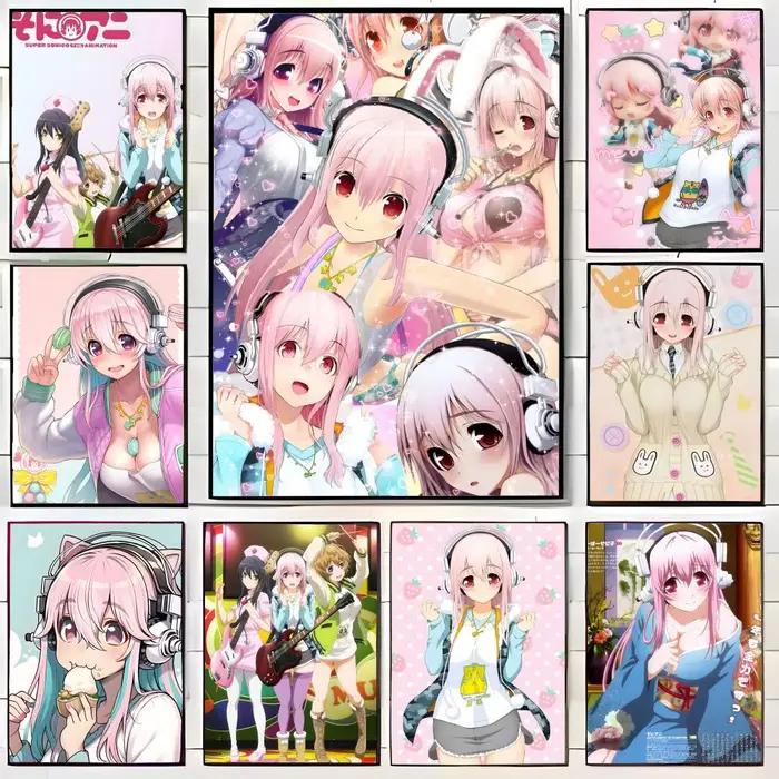 S-Super S-Sonico – affiche murale imprimée