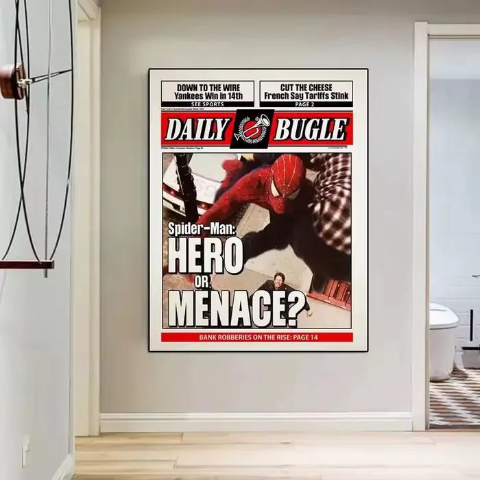 Affiche de super-héros Marvel