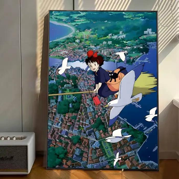 Affiches de film de dessin animé K-Kikis D-Delivery Service
