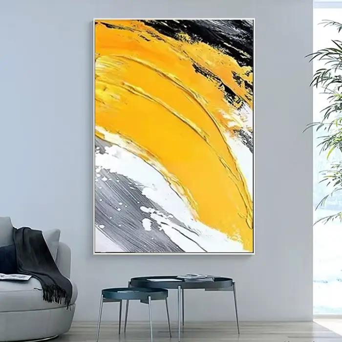 Peinture à l'huile abstraite sur toile