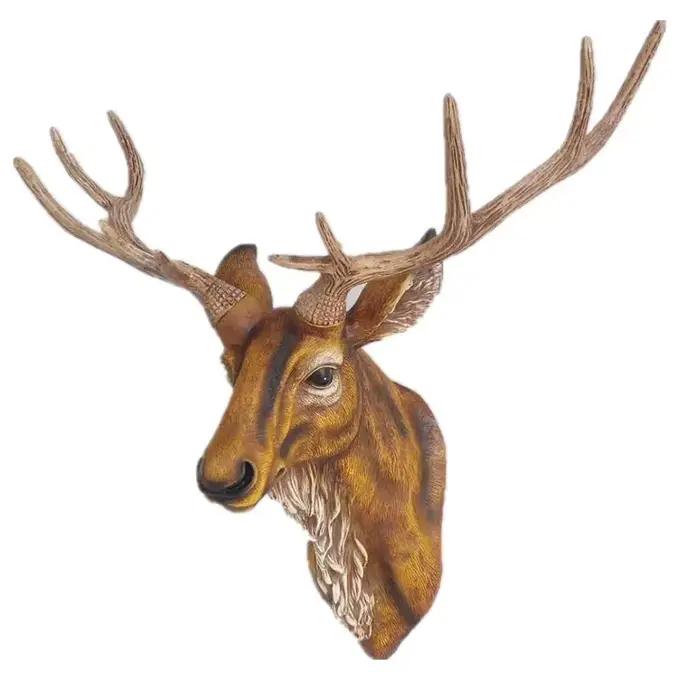 Décoration murale créative tête de cerf Animal
